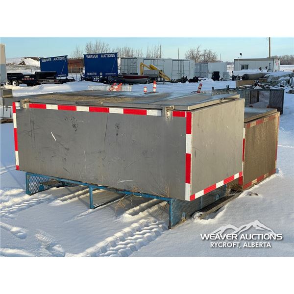 (2) 4 X 8 FT. TRUCK STORAGE CABINETS