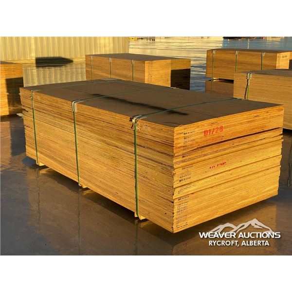 (50) 5/8 IN. X 4 X 8 FT. CSP/DFP NO STAMP PLYWOOD