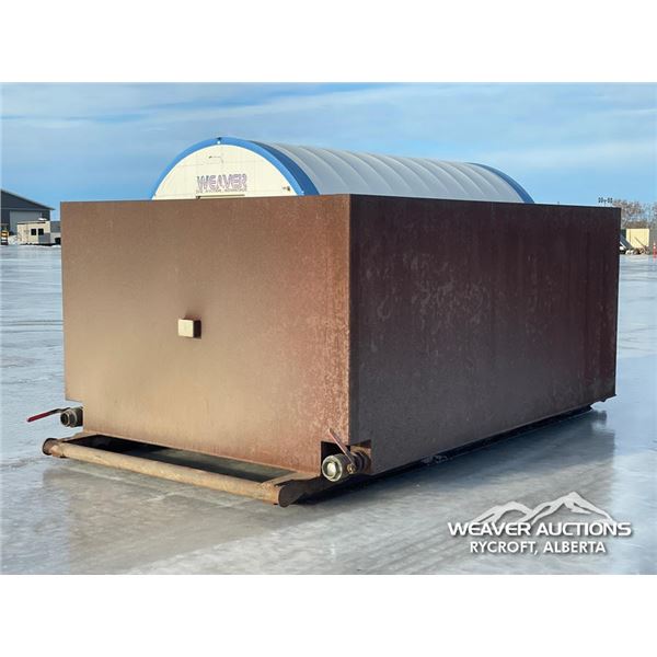 2004 5 X 8 X 12 FT. STEEL CONTAINMENT TANK ON SKID
