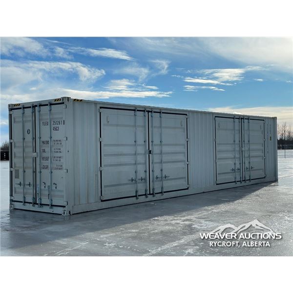 2025 8 X 40 FT. MULTIDOOR SHIPPING CONTAINER