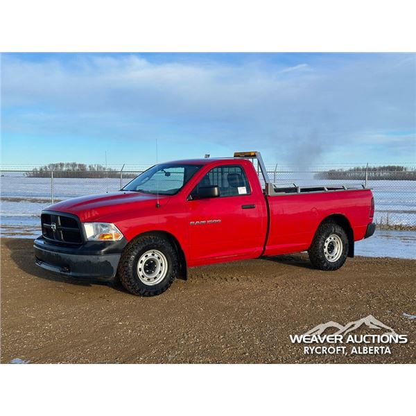 2012 DODGE RAM 1500 ST SINGLE CAB PICKUP