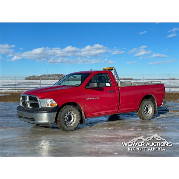 2012 DODGE RAM 1500 ST SINGLE CAB PICKUP