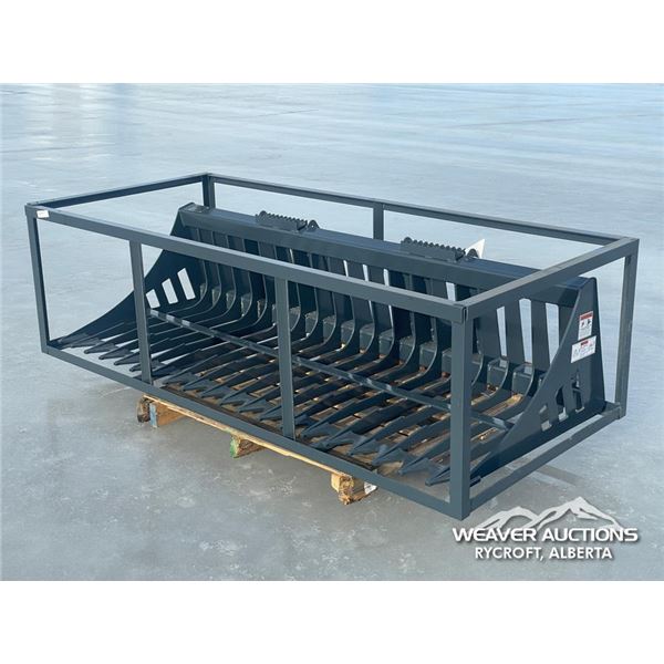 TMG 78 IN. SKID STEER ROCK SKELETON BUCKET