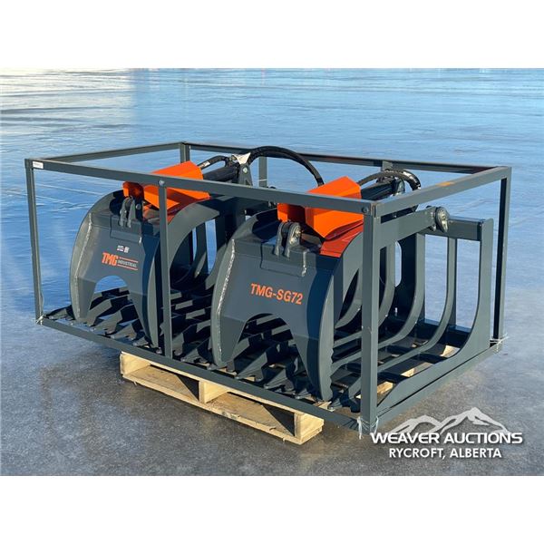TMG 72 IN. SKID STEER ROCK SKELETON GRAPPLE