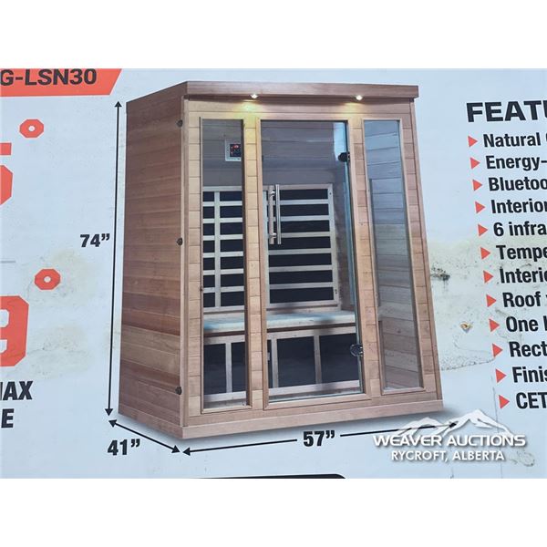 TMG INDOOR THREE PERSON INDOOR INFRARED SAUNA ROOM