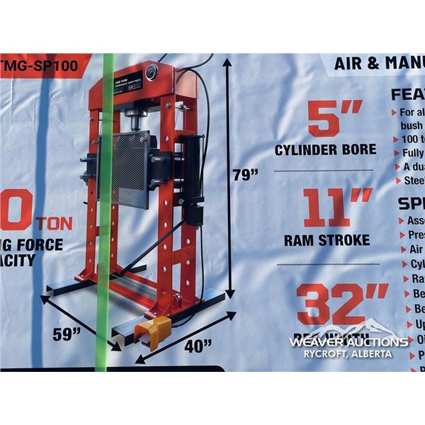 TMG 100 TON HYDRAULIC SHOP PRESS