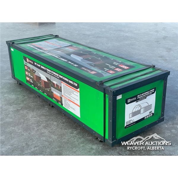 TMG 20 X 40 FT. SINGLE TRUSS CONTAINER SHELTER