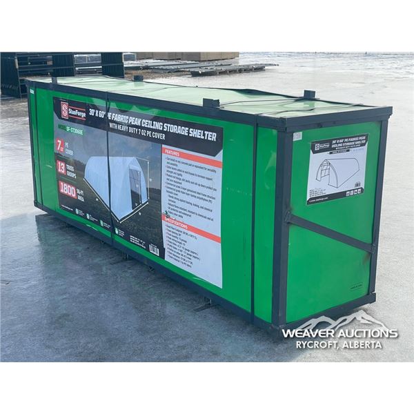 TMG 30 X 60 FT. PEAK CEILING STORAGE SHELTER