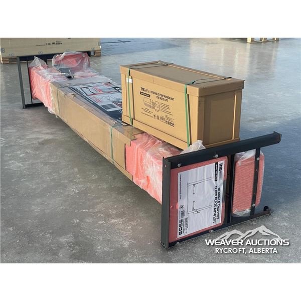 TMG 10,000 LB. TWO POST FLOOR PLATE AUTO LIFT