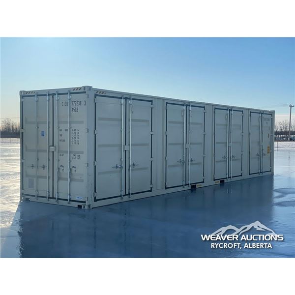 2025 8 X 40 FT. MULTIDOOR SHIPPING CONTAINER
