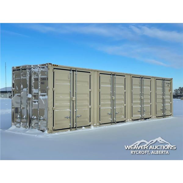 2025 8 X 40 FT. MULTIDOOR SHIPPING CONTAINER