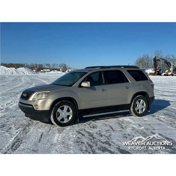 2008 GMC ACADIA SLT 4 DOOR SUV