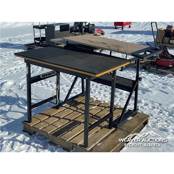 (2) SHOP WORKBENCHES