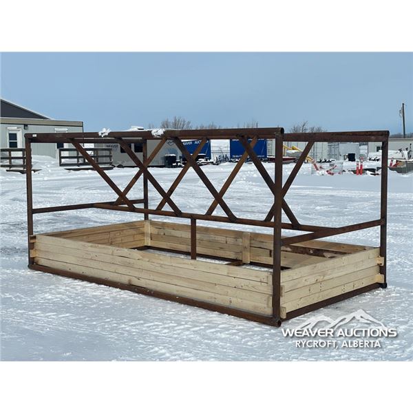 5 X 6 X 12 FT. STEEL DOUBLE BALE FEEDER
