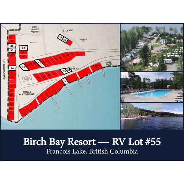 BIRCH BAY RESORT: RV LOT #55