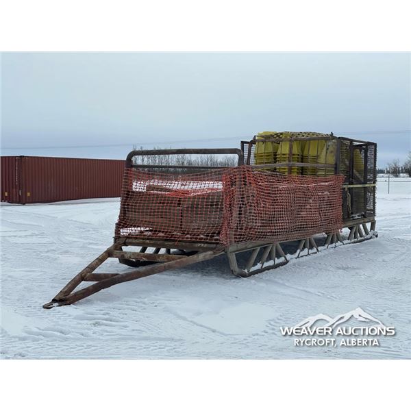 PIPELINE SLOOP W/CONES & WOOD SKIDS