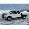 Image 1 : 2013 FORD F250 XLT CREW CAB FLATBED TRUCK