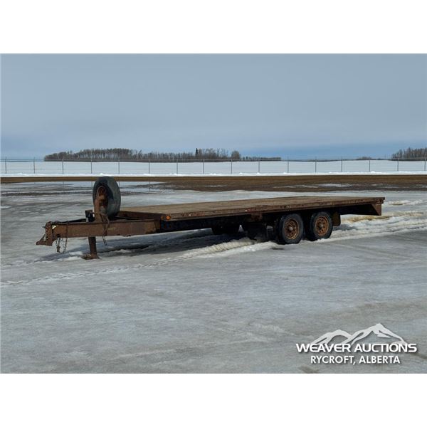 2010 TRAILTECH T/A 20 FT FLATDECK TRAILER