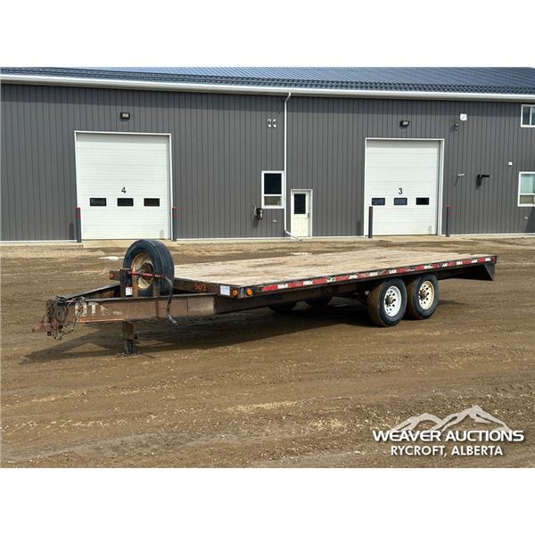 2008 TRAILTECH P14KPH 20 FT. T/A FLATDECK TRAILER