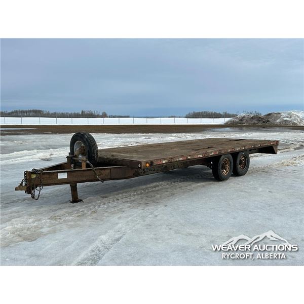 2008 TRAILTECH 20 FT T/A FLATDECK TRAILER