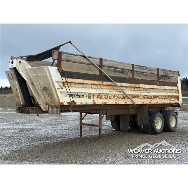 2001 LOAD LINE 30 FT. T/A END DUMP TRAILER