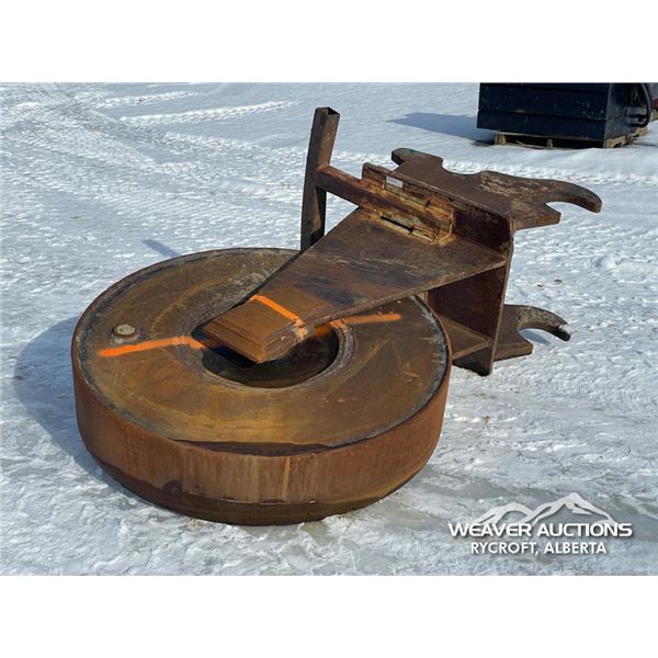 CUSTOM EXCAVATOR PACKING WHEEL