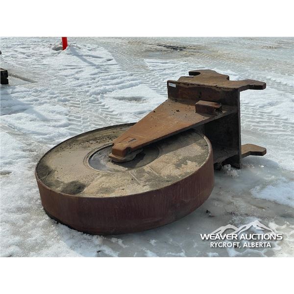 CUSTOM EXCAVATOR PACKING WHEEL