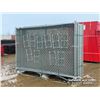 Image 1 : (20) 9.5 X 6 FT. CHAIN LINK SITE FENCE PANELS