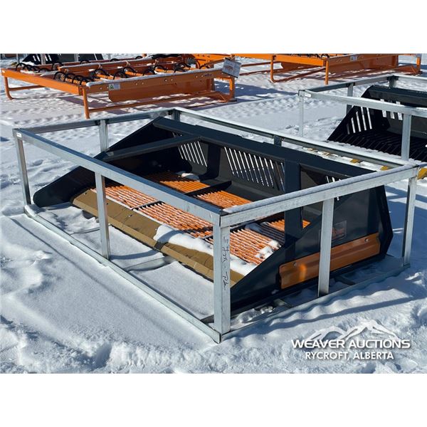 LANDHONOR 80 IN SKID STEER ROCK SCREENING BUCKET