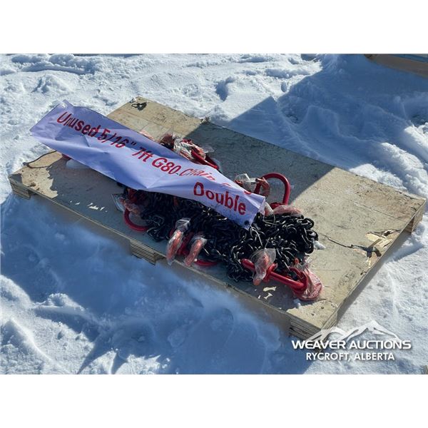 (8) LANDHONOR 7 FT. CHAIN SLINGS