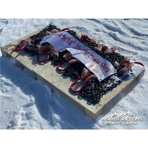 (8) LANDHONOR 7 FT. CHAIN SLINGS
