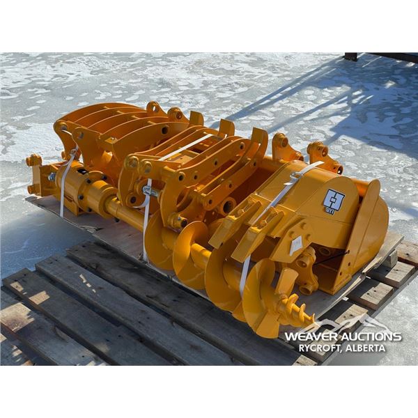 (8) MINI EXCAVATOR ATTACHMENTS