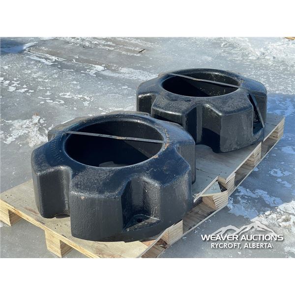 (2) TRACTOR WHEEL WEIGHTS