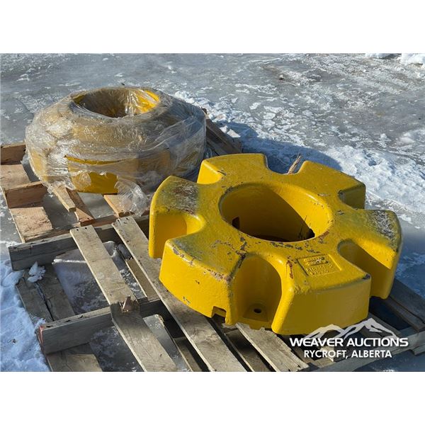(2) TRACTOR WHEEL WEIGHTS