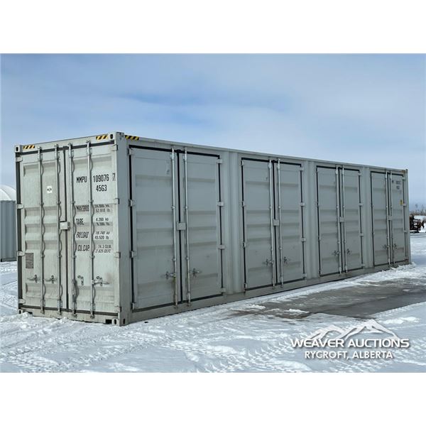 2025 8 X 40 FT. MULTIDOOR SHIPPING CONTAINER