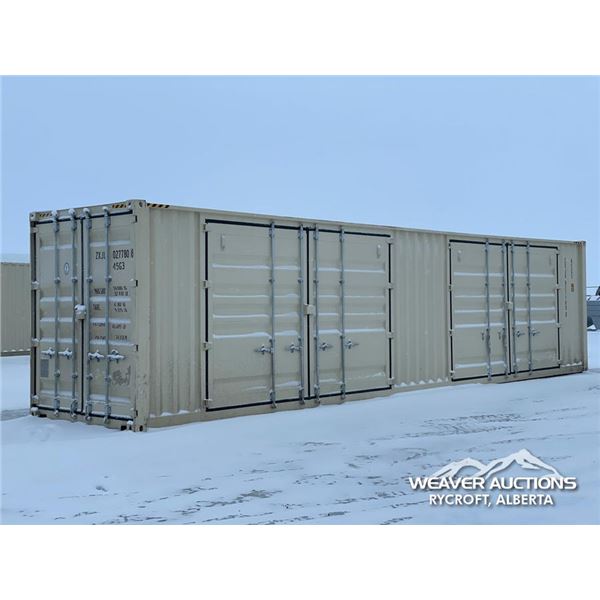 2025 8 X 40 FT. MULTIDOOR SHIPPING CONTAINER