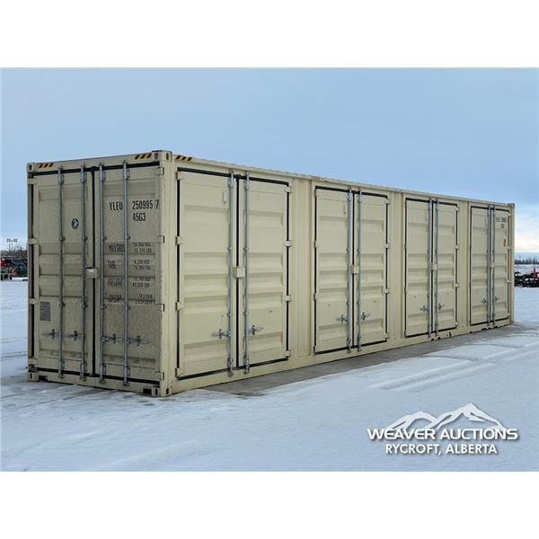 2025 8 X 40 FT. MULTIDOOR SHIPPING CONTAINER
