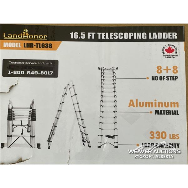 16.5 FT. TELESCOPIC LADDER