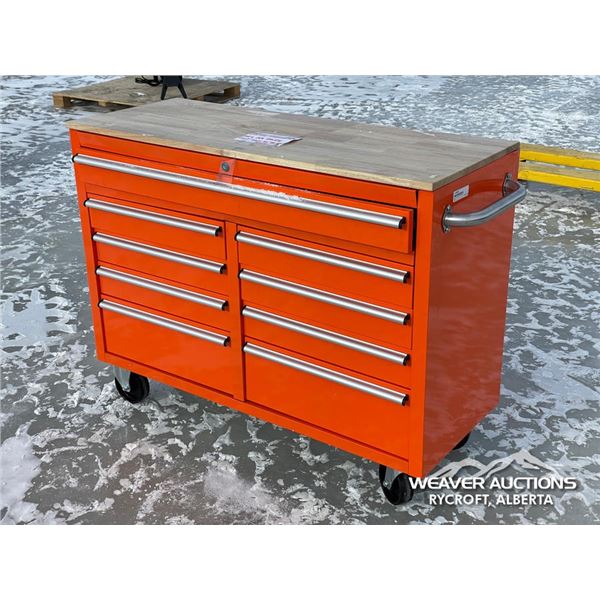 9 DRAWER STEEL ROLLING WORKBENCH