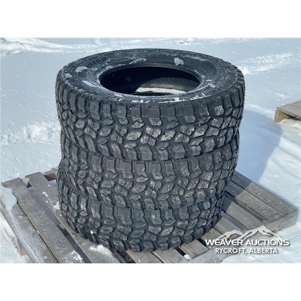 (3) MILEKING 255/75R17 TIRES