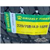 Image 5 : (3) GRIZZLY 225/70R19.5 TIRES-16PR