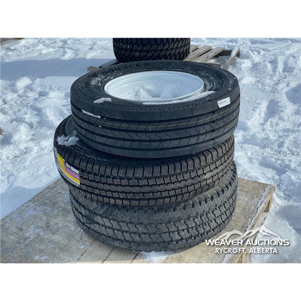 (3) MISC TIRES W/RIMS