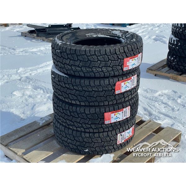(4) MILEKING 245/70R16 TIRES