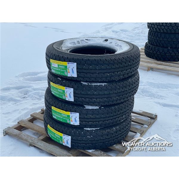 (4) KAPSEN 235/85R16 TIRES