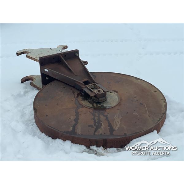 CUSTOM EXCAVATOR PACKING WHEEL