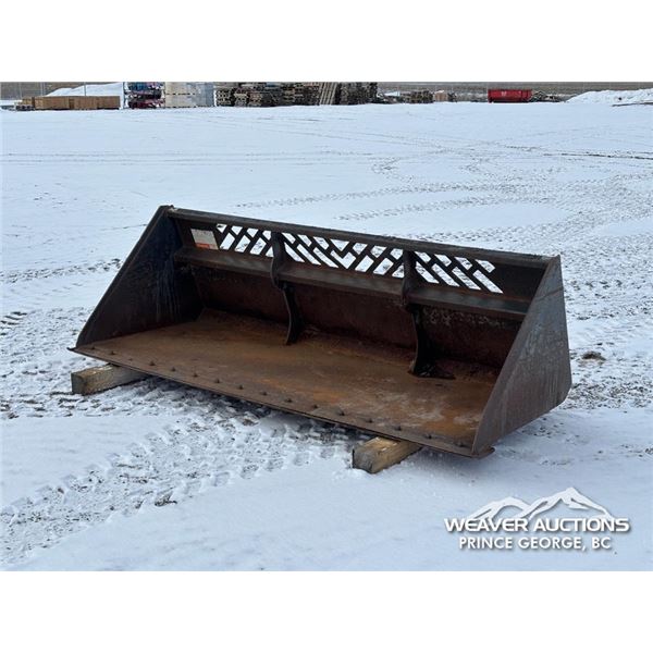 8 FT. VIRNIG SKID STEER BUCKET
