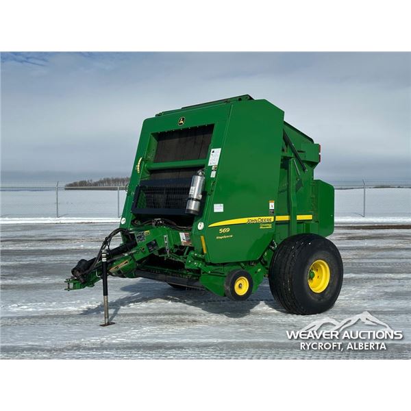 2017 JOHN DEERE 569 SILAGE SPECIAL ROUND BALER