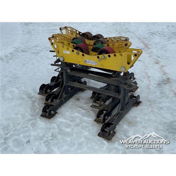 (4) LJ WELDING HD2L-200 PIPE ROLLER STANDS