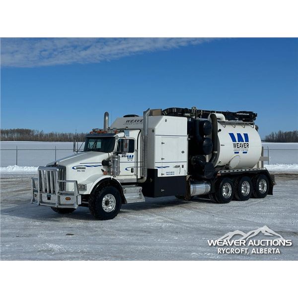 2019 KENWORTH T800 TRI DRIVE HYDRO VACUUM TRUCK