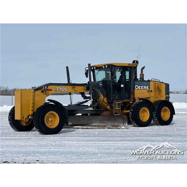 2017 JOHN DEERE 770G MOTOR GRADER